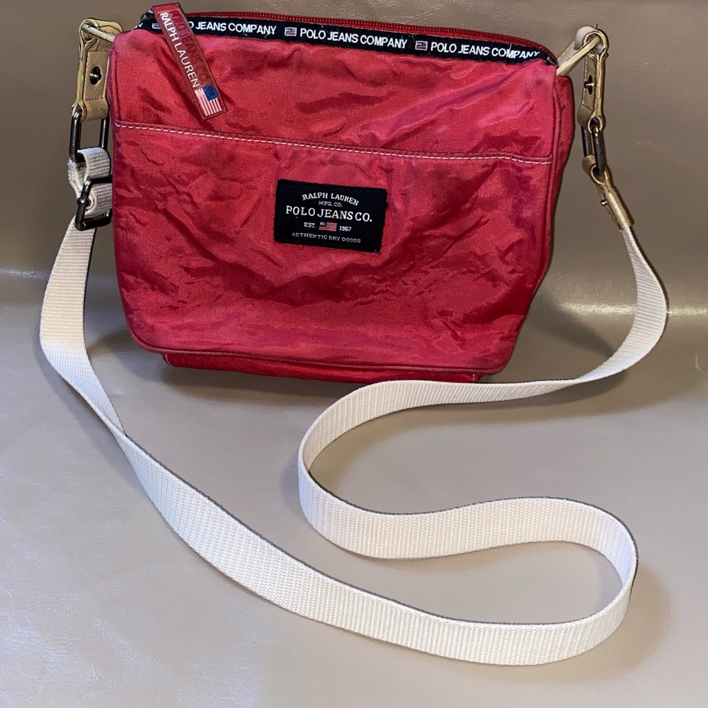 Ralph Lauren Red Crossbody Bag